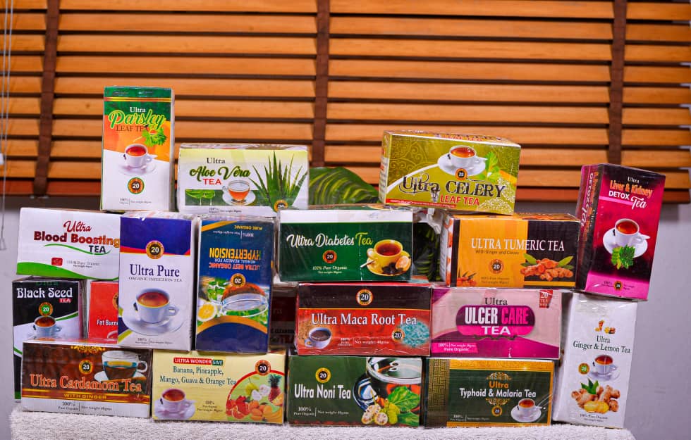 Ultra Tea founder in tea garden